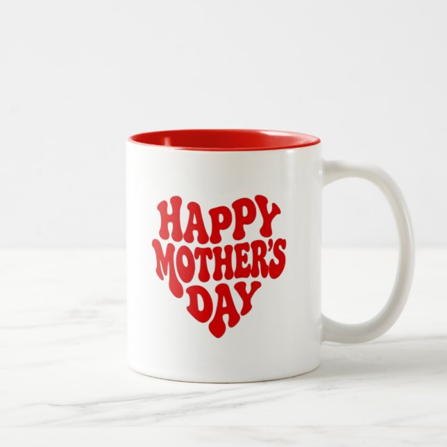 Happy Mother's Day Two-Tone Coffee Mug (Right)