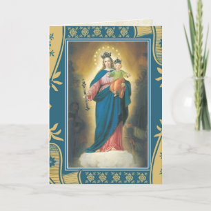 HAPPY MOTHER'S DAY VIRGIN MARY RELIGIOUS CARD