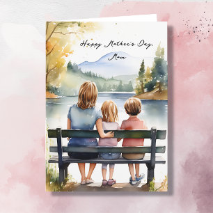 Happy Mother's Day Watercolor Card