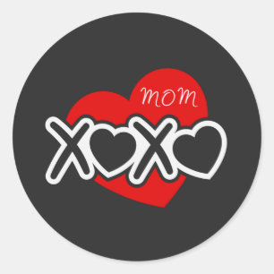 Happy Mothers Day With Love For Mother Classic Round Sticker