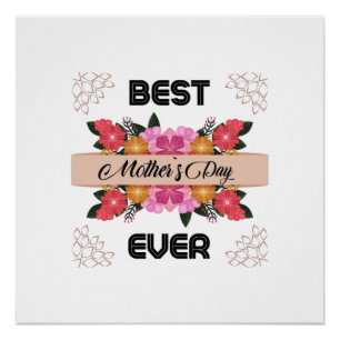 Happy Mothers Day With Love   Poster