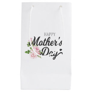 Happy Mother's Day with Pink Roses Gift Bag