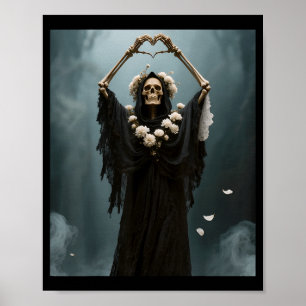 Happy mothers day women mum grandma heart hands poster