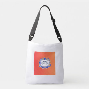 Happy Mother's Day- World's Best Mum Orange Crossbody Bag