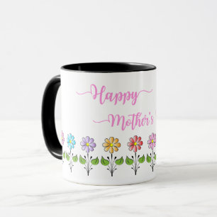 Happy-Mothers-Days, Flowers, Love you Mum Mug
