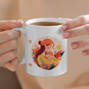 Happy Mother's Floral Baby Day Mum-to-Be  Coffee Mug
