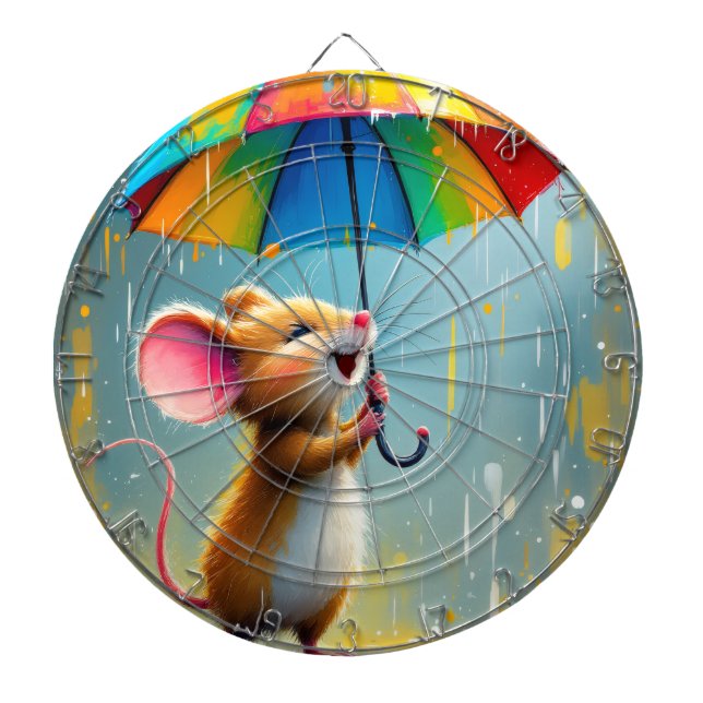 Happy Mouse #3 Dartboard (Front)