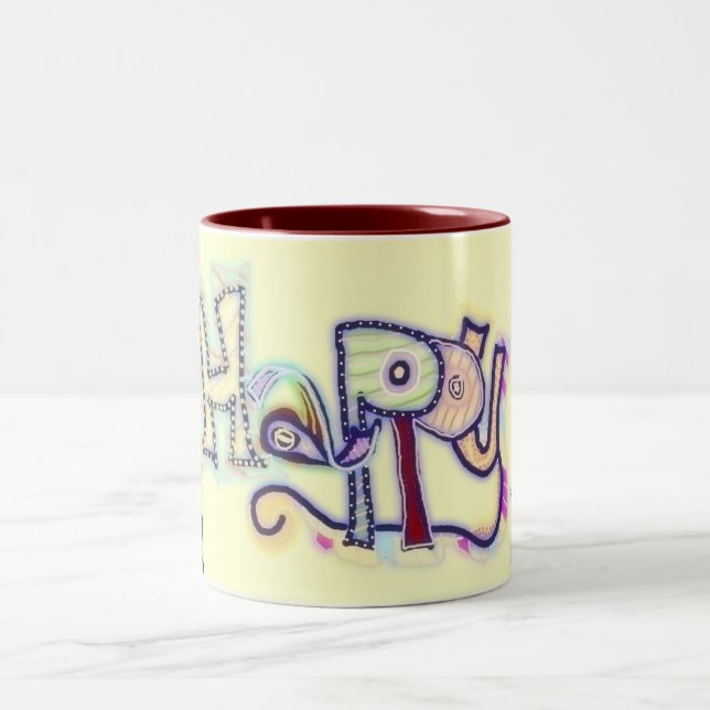 Happy ~ mug (Center)