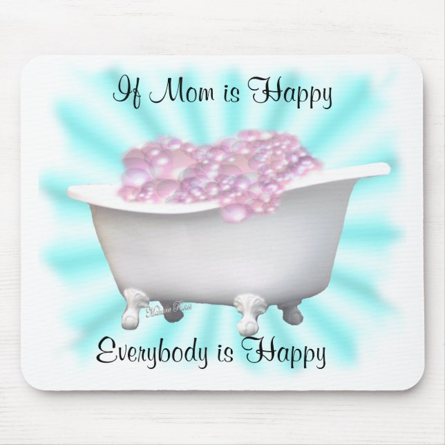 Happy Mum-customise Mouse Pad (Front)
