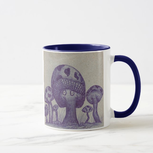 Happy Mushroom Mugs (Right)