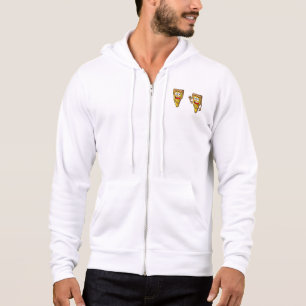 Happy Mushroom Pizza Slices Hoodie