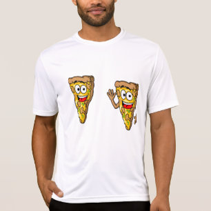 Happy Mushroom Pizza Slices T-Shirt
