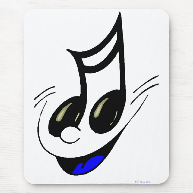 Happy Music Key Mousepad (Front)