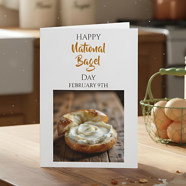 Happy National Bagel Day | February 9th Card (Creator Uploaded)