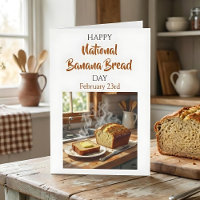 Happy National Banana Bread Day | Feb 23rd