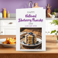 Happy National Blueberry Pancake Day! Jan 28th