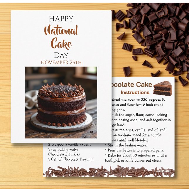 Happy National Cake Day | Nov 26th Postcard (Creator Uploaded)