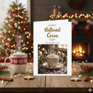 Happy National Cocoa Day! December 13th Card