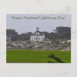 Happy National Lighthouse Day! Postcard