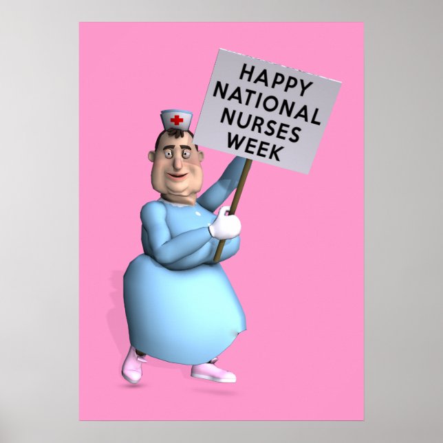 Happy National Nurses Week! Poster (Front)