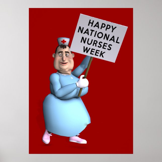 Happy National Nurses Week! Poster (Front)