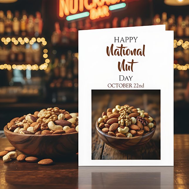 Happy National Nut Day | October 22nd  Card (Creator Uploaded)