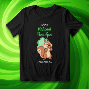Happy National Pass Gas Day   January 7th Tri-Blend Shirt
