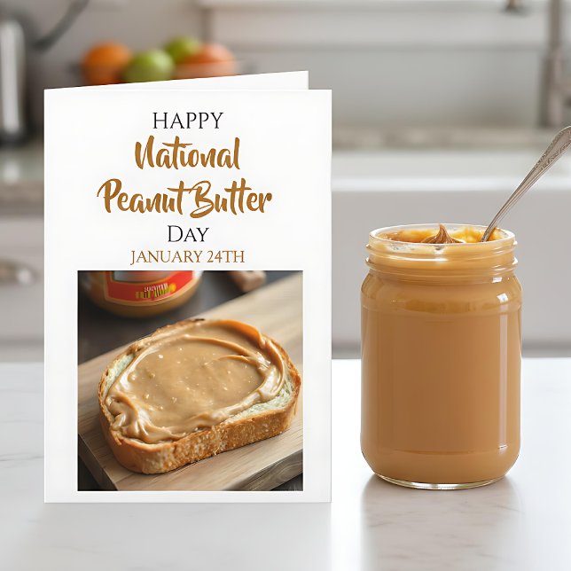 Happy National Peanut Butter Day | January 24th Card (Creator Uploaded)
