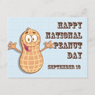 Happy National Peanut Day September 13 Postcard