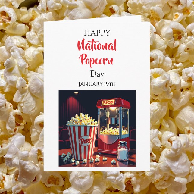 Happy National Popcorn Day! January 19th Card (Creator Uploaded)