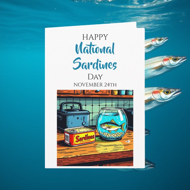 Happy National Sardines Day | Nov 24th Card (Creator Uploaded)