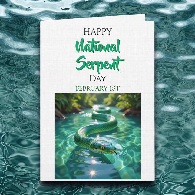 Happy National Serpent Day | February 1st Card (Creator Uploaded)