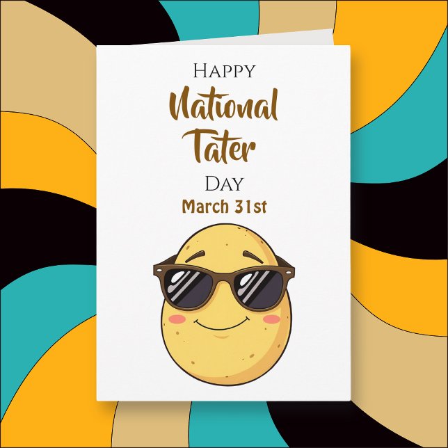 Happy National Tater Day - March 31st Card (Creator Uploaded)