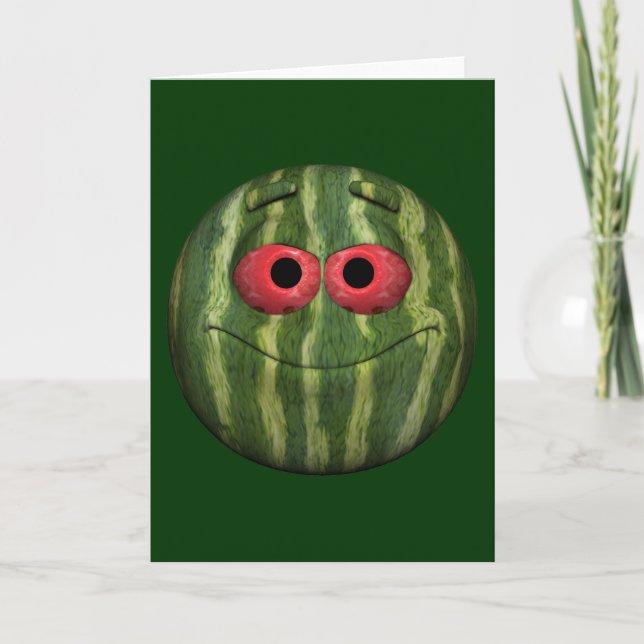 Happy National Watermelon Day Card (Front)