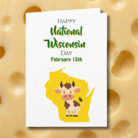 Happy National Wisconsin Day! February 15th