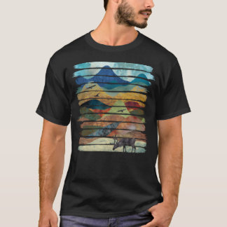 Happy Nature Brush Strokes T-Shirt