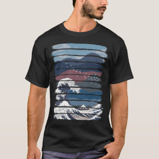Happy Nature  The Great Wave T-Shirt