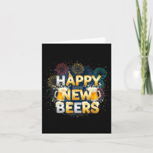 Happy New Beer – Nye Funny New Year Party Thank You Card