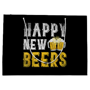 Happy New Beers Party Large Gift Bag