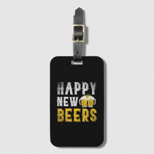 Happy New Beers Party Luggage Tag