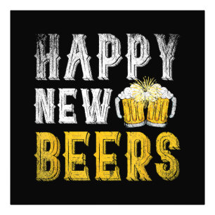 Happy New Beers Party Photo Print