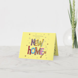 Happy New Home Folded Card
