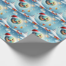 Happy New Planet! Wrapping Paper