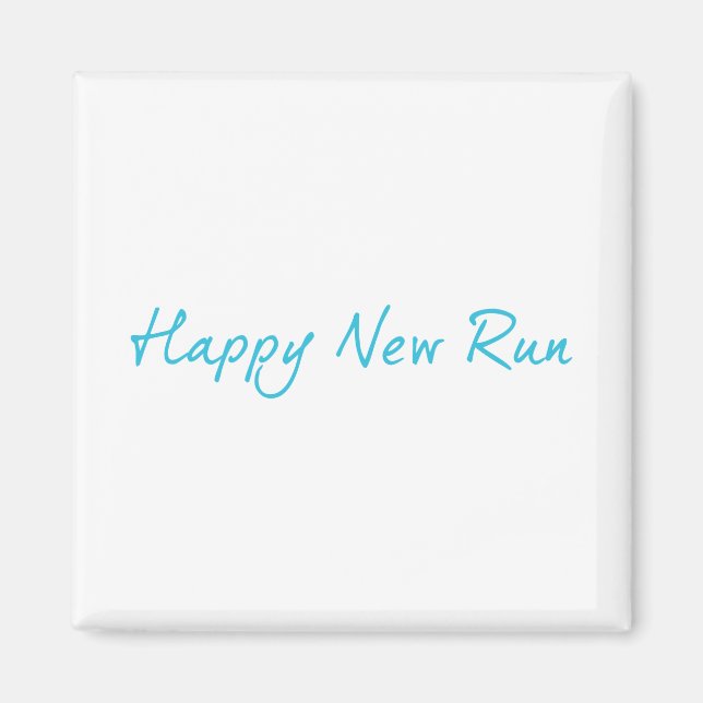 Happy New Run Magnet (Front)