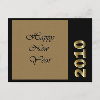 Happy New Year 2010 Holiday Postcard