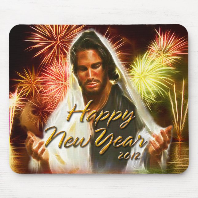 Happy New Year 2012 B Mousepad (Front)