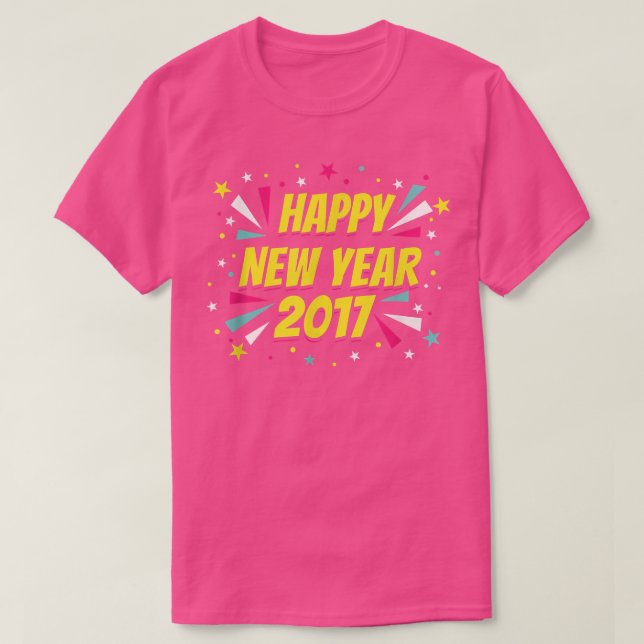 Happy New Year 2017 Shirt (Design Front)