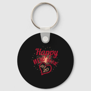 Happy New Year 2020 Key Ring