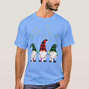Happy New Year 2022 Gnome Xmas Family Matching Men T-Shirt
