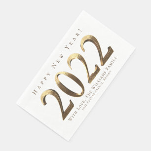Happy New Year 2022 Napkin